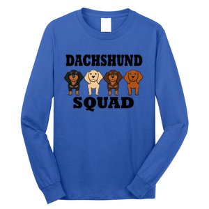 Dachshund Squad Funny Dog Team Pet Gift Long Sleeve Shirt