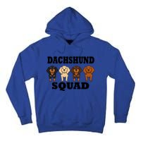 Dachshund Squad Funny Dog Team Pet Gift Tall Hoodie