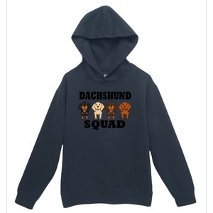 Dachshund Squad Funny Dog Team Pet Gift Urban Pullover Hoodie