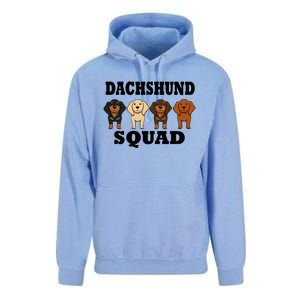 Dachshund Squad Funny Dog Team Pet Gift Unisex Surf Hoodie