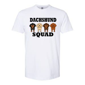 Dachshund Squad Funny Dog Team Pet Gift Softstyle CVC T-Shirt