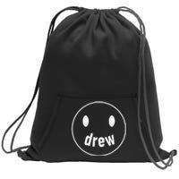 Drew Smile Face Drew Happy Face Drew Sweatshirt Cinch Pack Bag