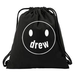 Drew Smile Face Drew Happy Face Drew Drawstring Bag