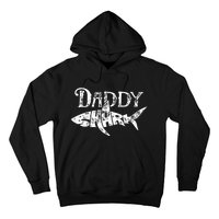 Daddy Shark Fathers Day Gifts Family Matching Dad Hoodie