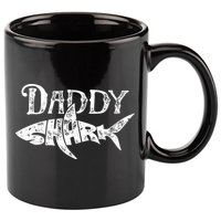 Daddy Shark Fathers Day Gifts Family Matching Dad 11oz C Handle Ceramic Mug