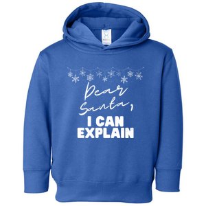 Dear Santa Funny Christmas Holiday Gift Designs Xmas Great Gift Toddler Hoodie