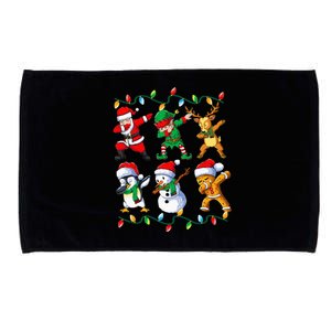 Dabbing Santa Friends Xmas Gifts Kids Girls Christmas Microfiber Hand Towel