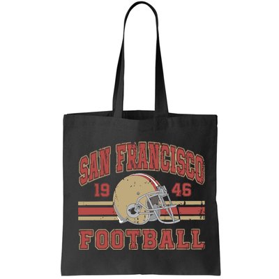 Distressed San Francisco Football Bag