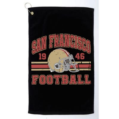 Distressed San Francisco Football Golf Towel