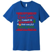 Dear Santa Fake News Trump Christmas Xmas Gift Dults Gift Premium T-Shirt