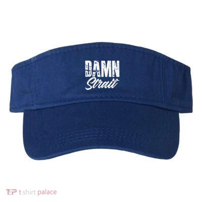Damn S.T.R.A.I.T Folk Style Western Country Music Valucap Bio-Washed Visor
