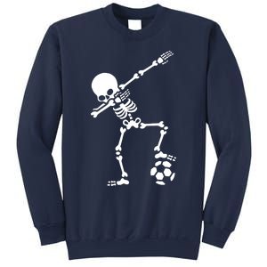 Dabbing Skeleton Football Dab Skeleton Halloween Sweatshirt