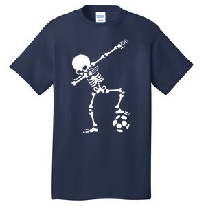 Dabbing Skeleton Football Dab Skeleton Halloween Tall T-Shirt