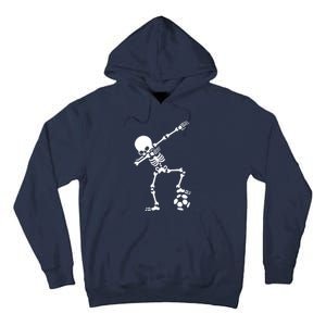 Dabbing Skeleton Football Dab Skeleton Halloween Tall Hoodie