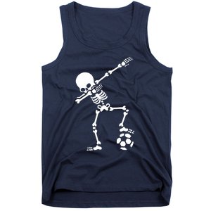 Dabbing Skeleton Football Dab Skeleton Halloween Tank Top