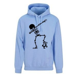 Dabbing Skeleton Football Dab Skeleton Halloween Unisex Surf Hoodie