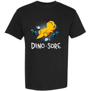 Dino Sore Funny Dinosaur Workout Gym Fitness Lifting Garment-Dyed Heavyweight T-Shirt