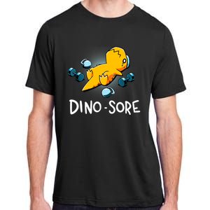 Dino Sore Funny Dinosaur Workout Gym Fitness Lifting Adult ChromaSoft Performance T-Shirt