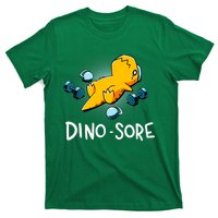 Dino Sore Funny Dinosaur Workout Gym Fitness Lifting T-Shirt