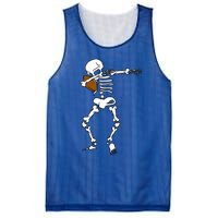 Dabbing Skeleton Football Funny Halloween Dab Costume Gift Great Gift Mesh Reversible Basketball Jersey Tank