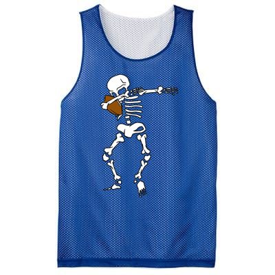 Dabbing Skeleton Football Funny Halloween Dab Costume Gift Great Gift Mesh Reversible Basketball Jersey Tank