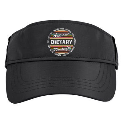 Dietary Shirts Food Service Week Dietary Appreciation Gifts Adult Drive Performance Visor