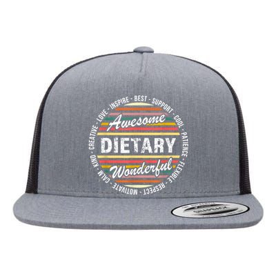 Dietary Shirts Food Service Week Dietary Appreciation Gifts Flat Bill Trucker Hat