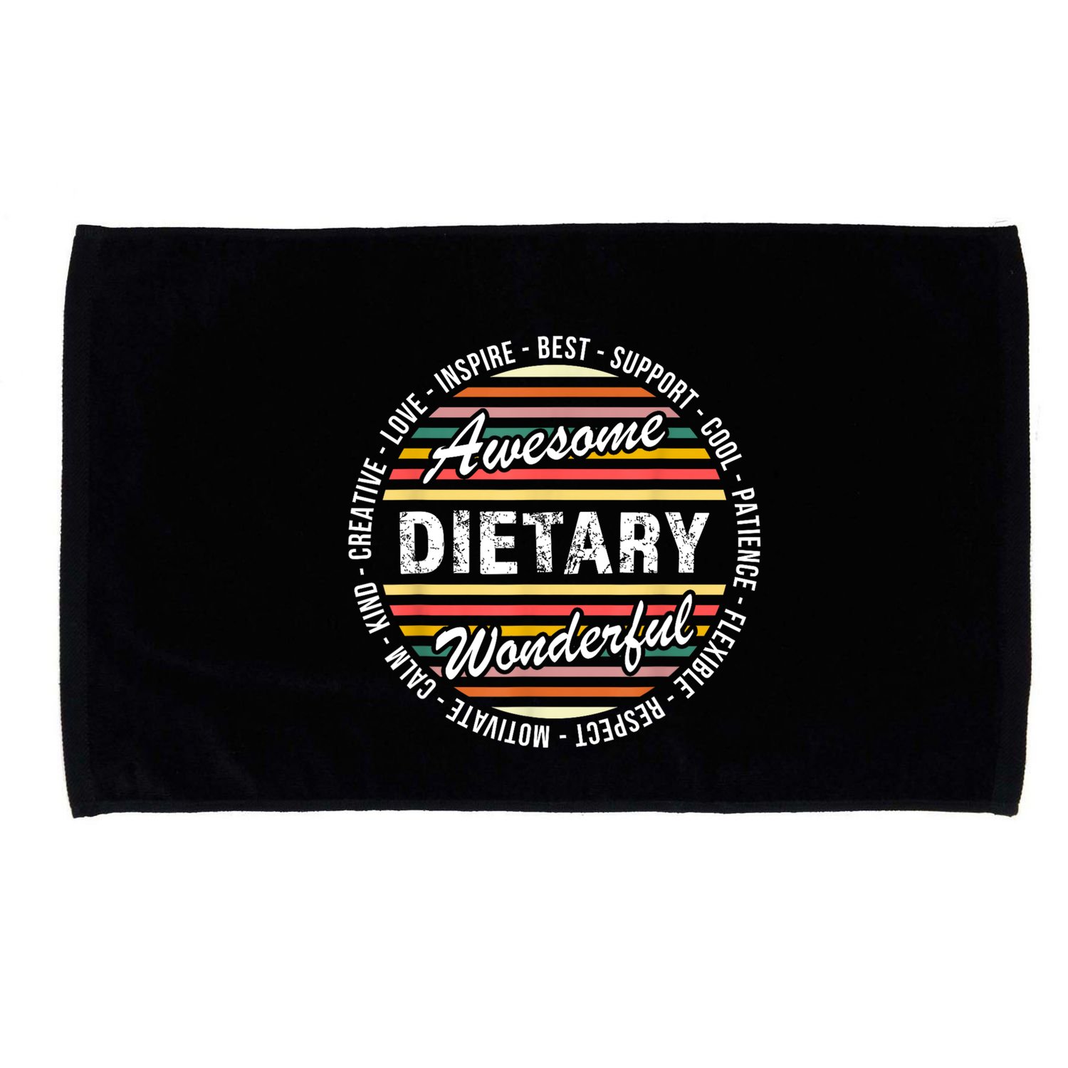 Dietary Shirts Food Service Week Dietary Appreciation Gifts Microfiber Hand Towel