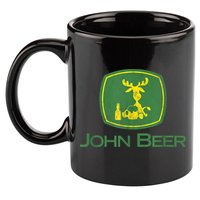 Distressed S Funny Tractor John Beer Deer Farmer 11oz C Handle Ceramic Mug