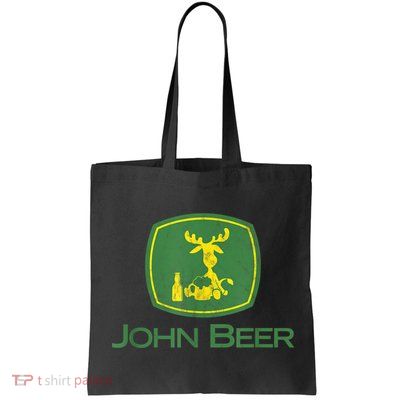 Distressed S Funny Tractor John Beer Deer Farmer Bag