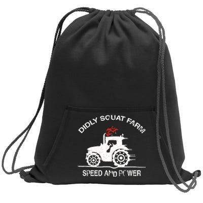 Diddly Squat Farm Speed And Power Sweatshirt Cinch Pack Bag