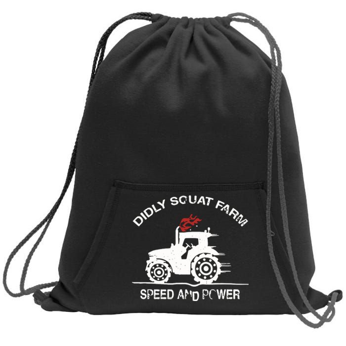 Diddly Squat Farm Speed And Power Sweatshirt Cinch Pack Bag