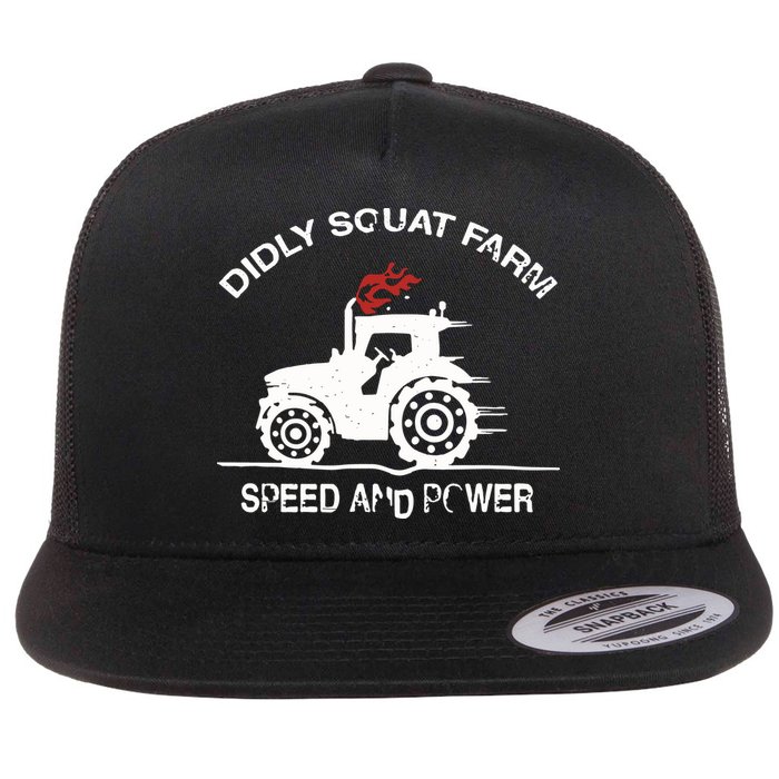 Diddly Squat Farm Speed And Power Flat Bill Trucker Hat