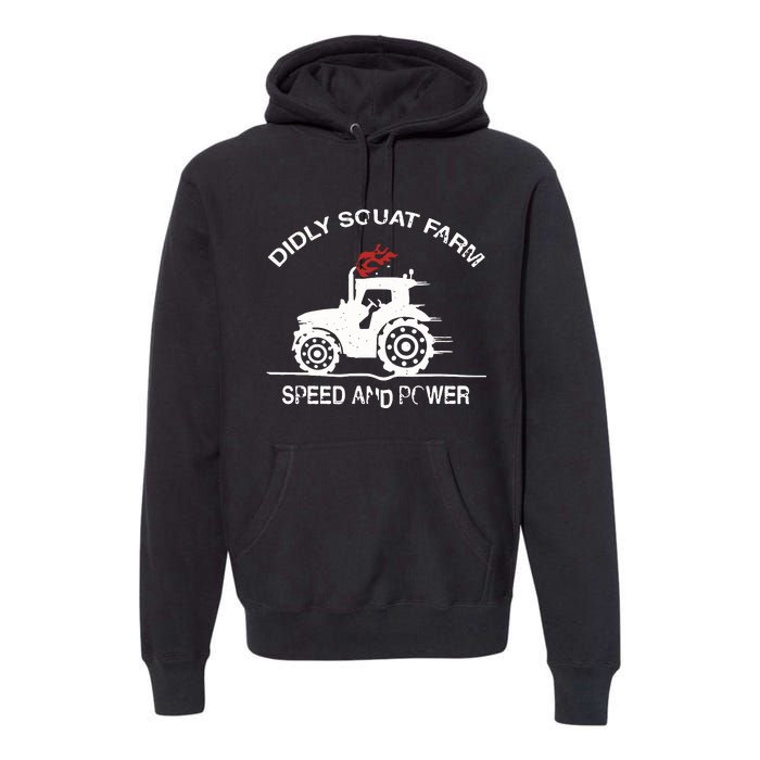 Diddly Squat Farm Speed And Power Premium Hoodie