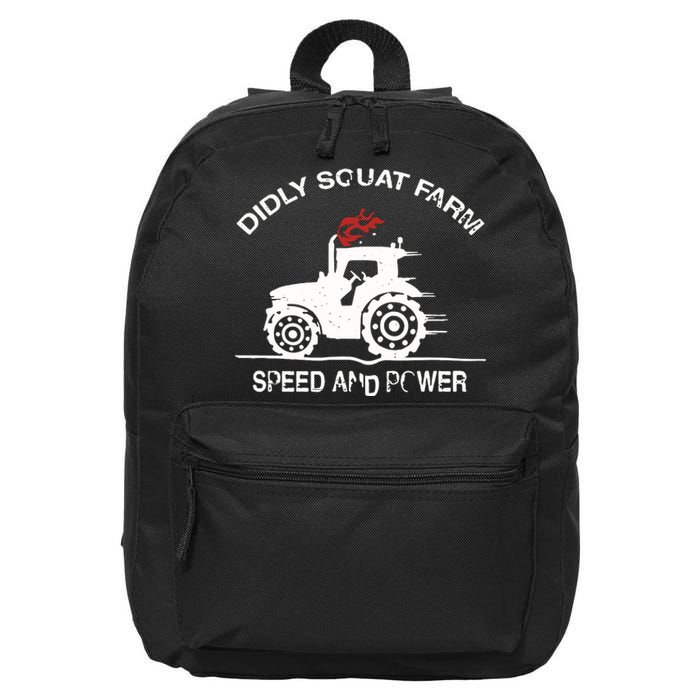 Diddly Squat Farm Speed And Power 16 in Basic Backpack