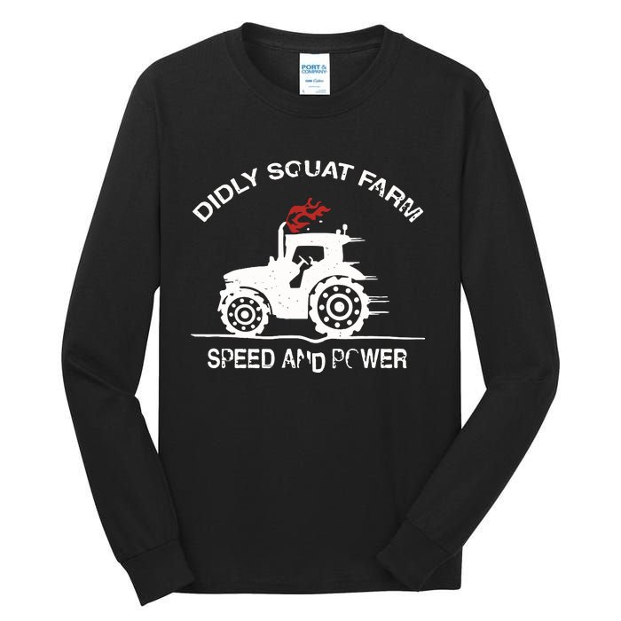 Diddly Squat Farm Speed And Power Tall Long Sleeve T-Shirt