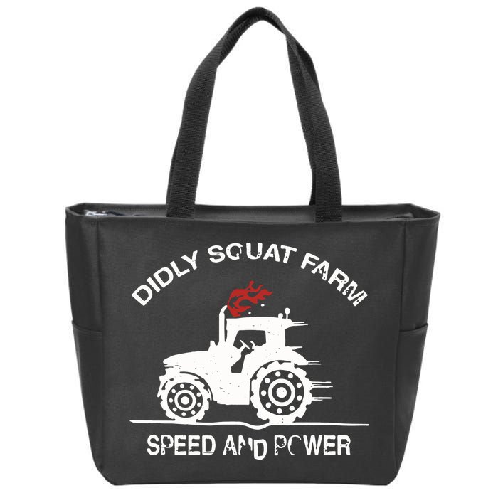 Diddly Squat Farm Speed And Power Zip Tote Bag