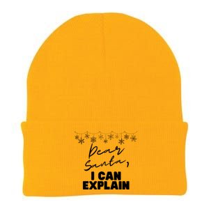 Dear Santa Funny Christmas Holiday Gift Designs Xmas Cool Gift Knit Cap Winter Beanie