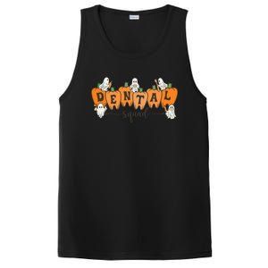 Dental Squad Ghost Pumpkin Dentist Halloween Matching Funny Gift PosiCharge Competitor Tank