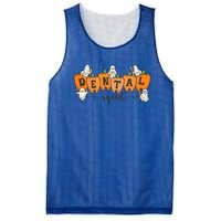 Dental Squad Ghost Pumpkin Dentist Halloween Matching Funny Gift Mesh Reversible Basketball Jersey Tank