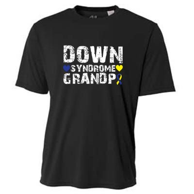 Down Syndrome Grandpa Family Matching For Down Syndrome Awareness Gift Cooling Performance Crew T-Shirt