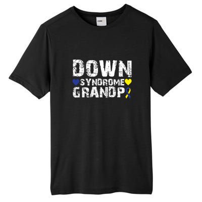 Down Syndrome Grandpa Family Matching For Down Syndrome Awareness Gift Tall Fusion ChromaSoft Performance T-Shirt