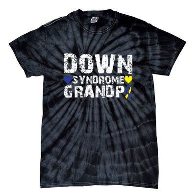 Down Syndrome Grandpa Family Matching For Down Syndrome Awareness Gift Tie-Dye T-Shirt