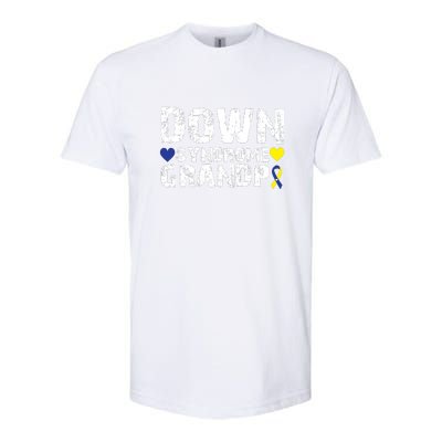 Down Syndrome Grandpa Family Matching For Down Syndrome Awareness Gift Softstyle CVC T-Shirt