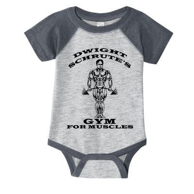 Dwight Schrute's Gym For Muscles Infant Baby Jersey Bodysuit