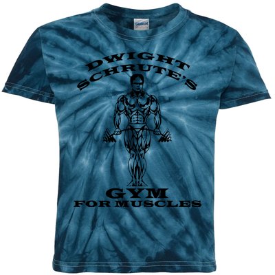 Dwight Schrute's Gym For Muscles Kids Tie-Dye T-Shirt