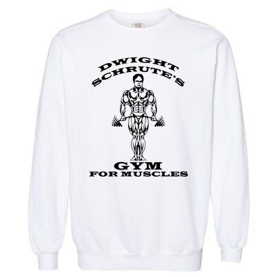 Dwight Schrute's Gym For Muscles Garment-Dyed Sweatshirt