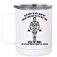 Dwight Schrute's Gym For Muscles 12 oz Stainless Steel Tumbler Cup