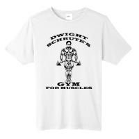 Dwight Schrute's Gym For Muscles Tall Fusion ChromaSoft Performance T-Shirt