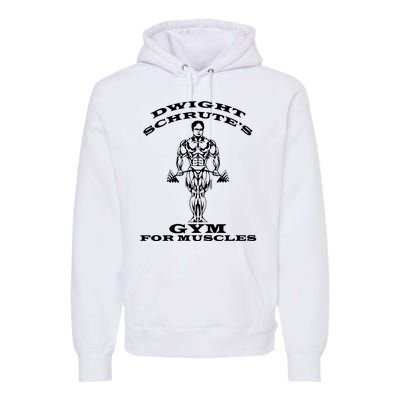 Dwight Schrute's Gym For Muscles Premium Hoodie